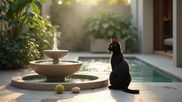 Top 5 fontaines à eau design et silencieuses pour félin